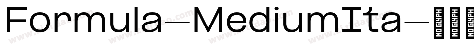 Formula-MediumIta字体转换