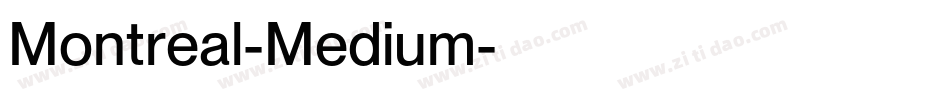 Montreal-Medium字体转换