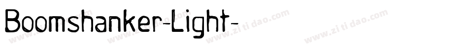 Boomshanker-Light字体转换