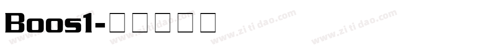 Boos1字体转换