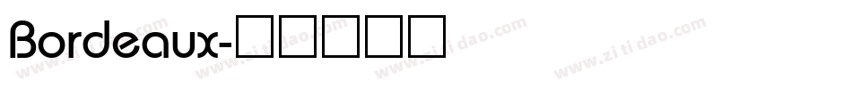 Bordeaux字体转换