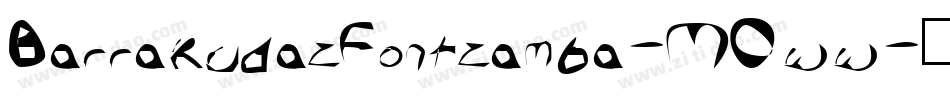 BarrakudazFontzamba-MOww字体转换