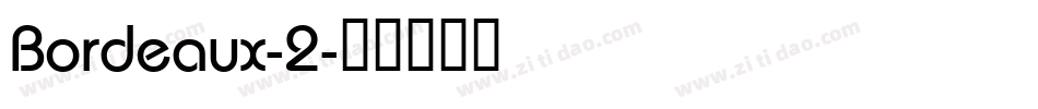 Bordeaux-2字体转换