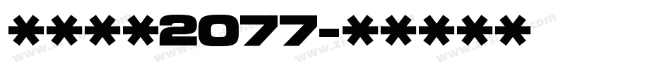 赛博朋克2077字体转换