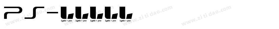 PS字体转换