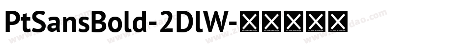 PtSansBold-2DlW字体转换