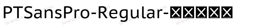 PTSansPro-Regular字体转换