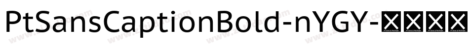PtSansCaptionBold-nYGY字体转换