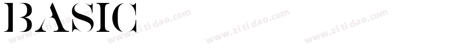BASIC字体转换