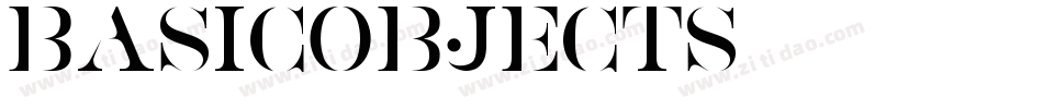 BasicObjects字体转换