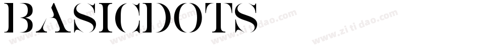 Basicdots字体转换