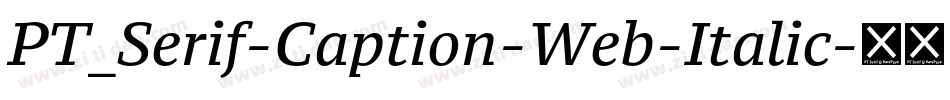 PT_Serif-Caption-Web-Italic字体转换