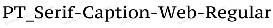 PT_Serif-Caption-Web-Regular字体转换