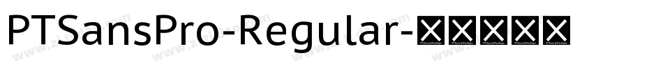 PTSansPro-Regular字体转换