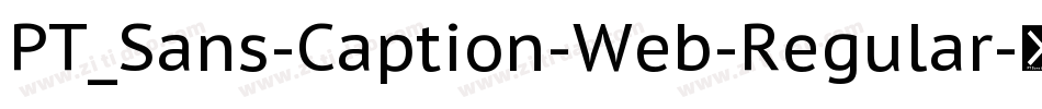 PT_Sans-Caption-Web-Regular字体转换