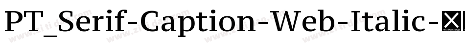 PT_Serif-Caption-Web-Italic字体转换