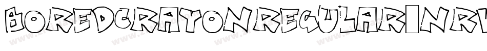 BoredCrayonRegular-nRv21字体转换