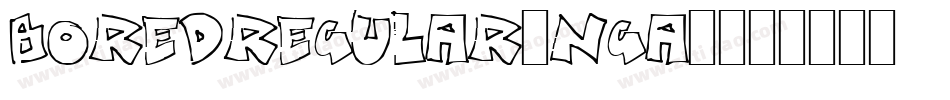 BoredRegular-nga4字体转换