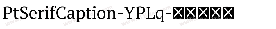 PtSerifCaption-YPLq字体转换