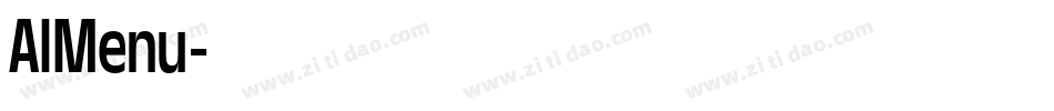 AIMenu字体转换