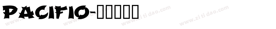 pacifio字体转换