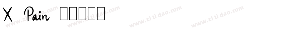 X-Pain字体转换