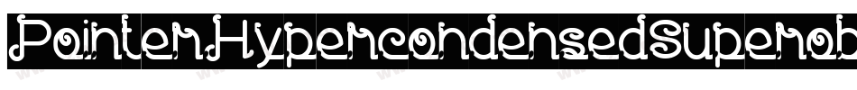 PointerHypercondensedSuperoblique-KPnX字体转换