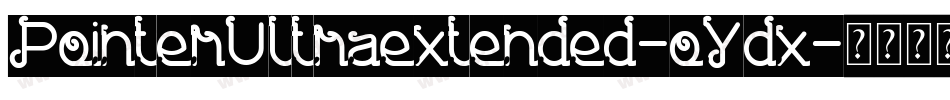 PointerUltraextended-oYdx字体转换