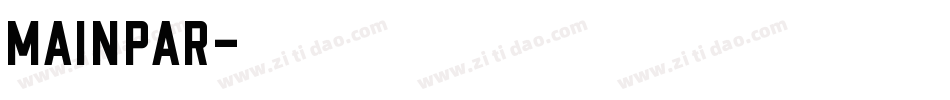 Mainpar字体转换