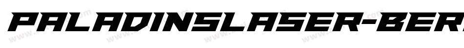 PaladinsLaser-BERx字体转换