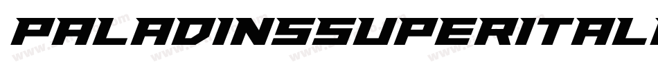 PaladinsSuperItalic-vz3A字体转换