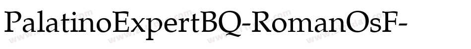 PalatinoExpertBQ-RomanOsF字体转换