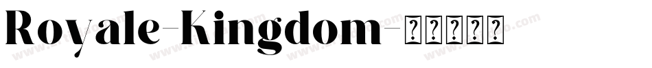 Royale-Kingdom字体转换