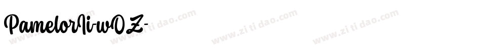 PamelorIi-wOZ字体转换