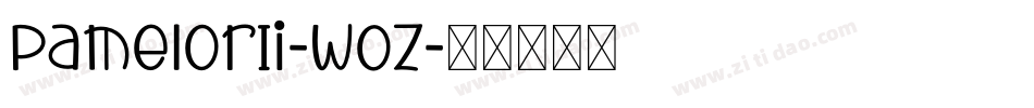 PamelorIi-wOZ字体转换