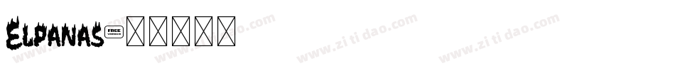 Elpanas字体转换
