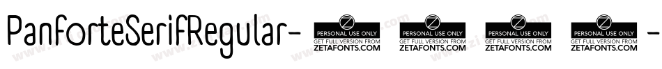 PanforteSerifRegular-4189字体转换 PanforteSerifRegular-4189字体转换