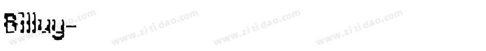 Billuy字体转换