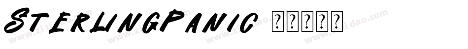 SterlingPanic字体转换