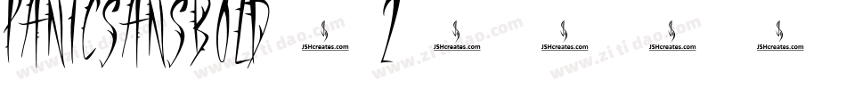 PanicSansBold-2字体转换