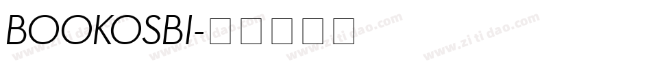 BOOKOSBI字体转换