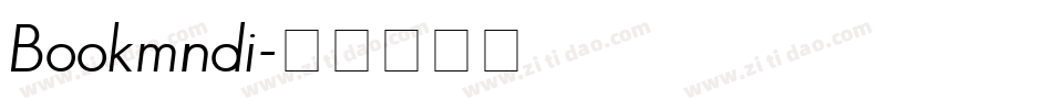 Bookmndi字体转换