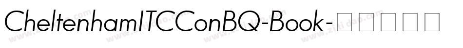 CheltenhamITCConBQ-Book字体转换