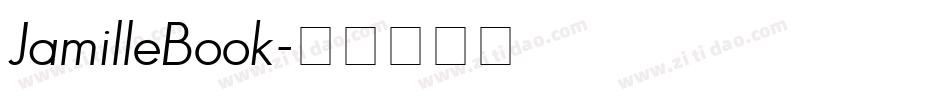JamilleBook字体转换