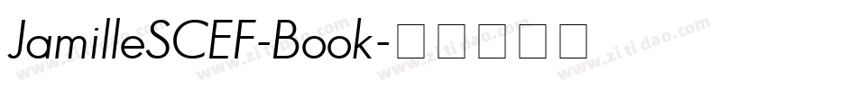 JamilleSCEF-Book字体转换