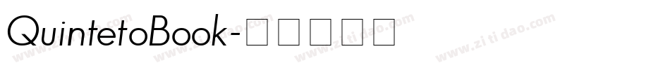 QuintetoBook字体转换