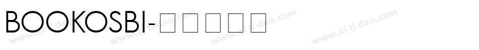 BOOKOSBI字体转换