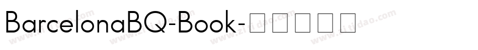 BarcelonaBQ-Book字体转换