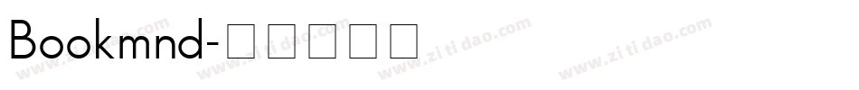 Bookmnd字体转换