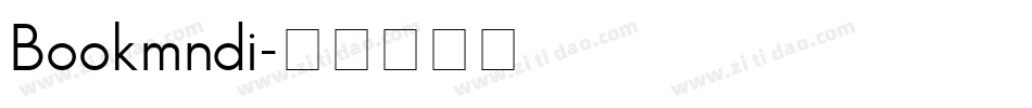 Bookmndi字体转换